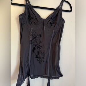 Fredericks of Hollywood Black Corset